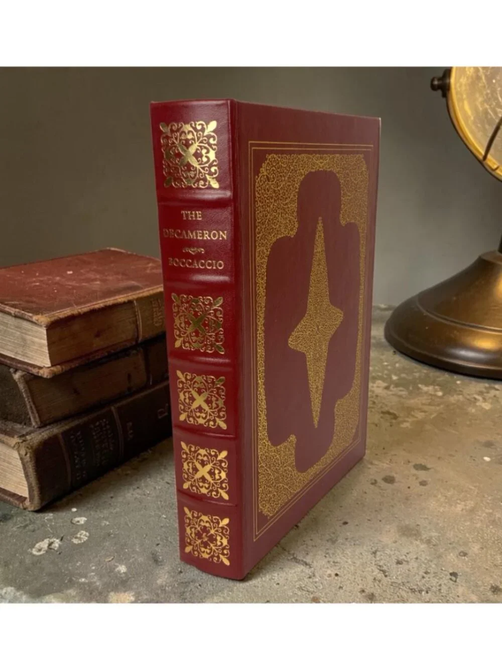 The Decameron by Giovanni Boccaccio Easton Press Leather Bound 1980